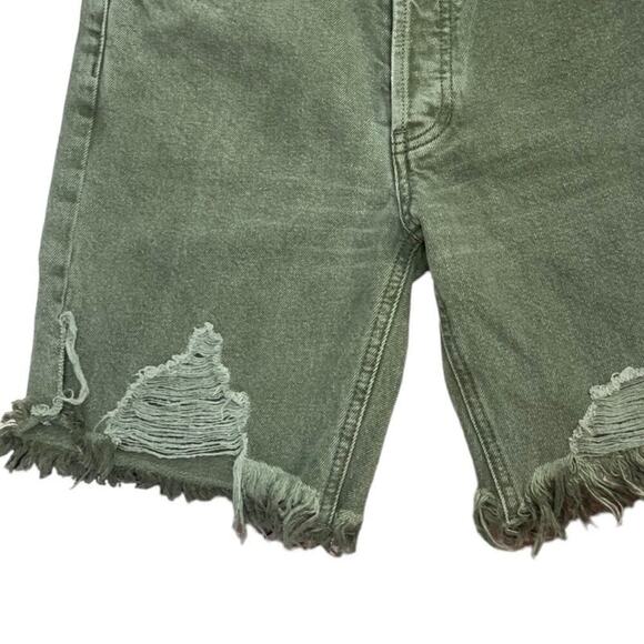 Free People x We The Free Sequoia Distressed Shorts SZ 25 - Picture 5 of 11